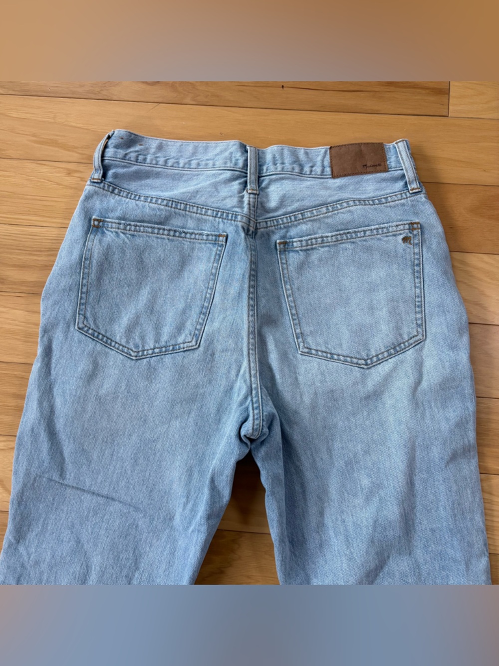 Madewell Perfect Vintage Jeans Womens Sz 28 Light Wash Tapered High Rise Denim - Picture 3 of 10